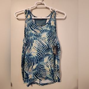 Women's Ideology Blue Gem Workout Tank XXL New